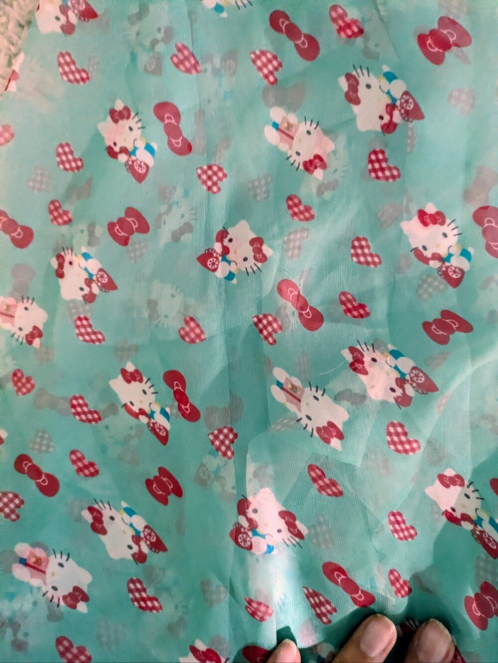 Hello Kitty Head Scarf Unique Vintage